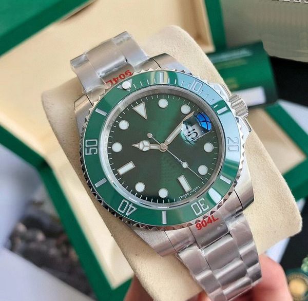 

automatic mechanical watches 40mm sapphire diving watch movement watches, Slivery;golden