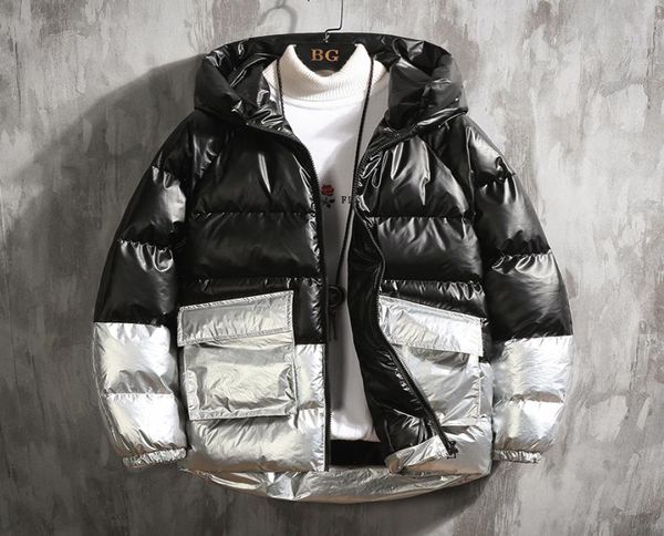 

2020 winter jacket men casual warm hooded coats mens fashion outwear windbreaker thicken parkas casaco masculino men clothing1048020, Black