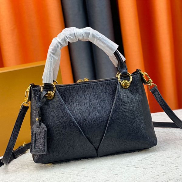 

designer tote bag women handbags purse crossbody bags cowhide leather golden hardware imprinted letters zipper closure bottom nail large cap