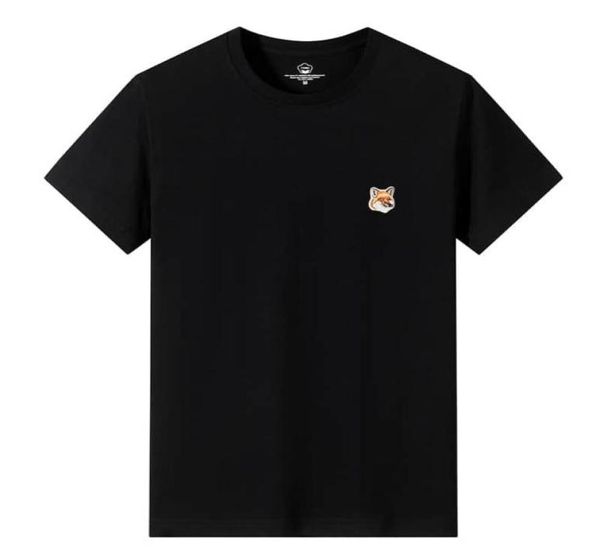 

mens luxury maison embroidered stretch cotton jersey tshirt male casual short sleeve street fashion loose hiphop 2206085752568, White;black