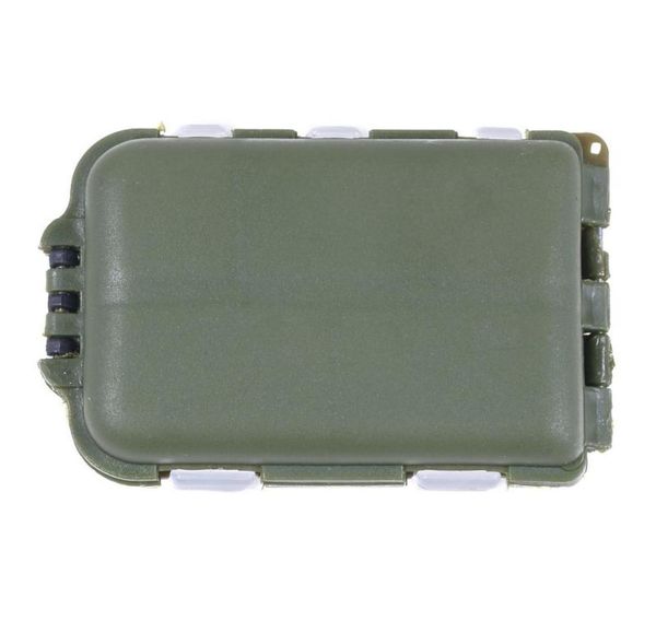 

hengjia green 10 compartment cute fishing lures tackle storage case box fly fish spoon hook bait 95mm65mm30mm 41g8797304