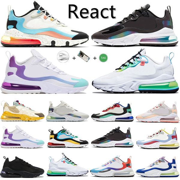 

react vision infinity running shoes jogging walk unc triple black ocean pure platinum plum chalk crimson tint equestrian reacts mens womens