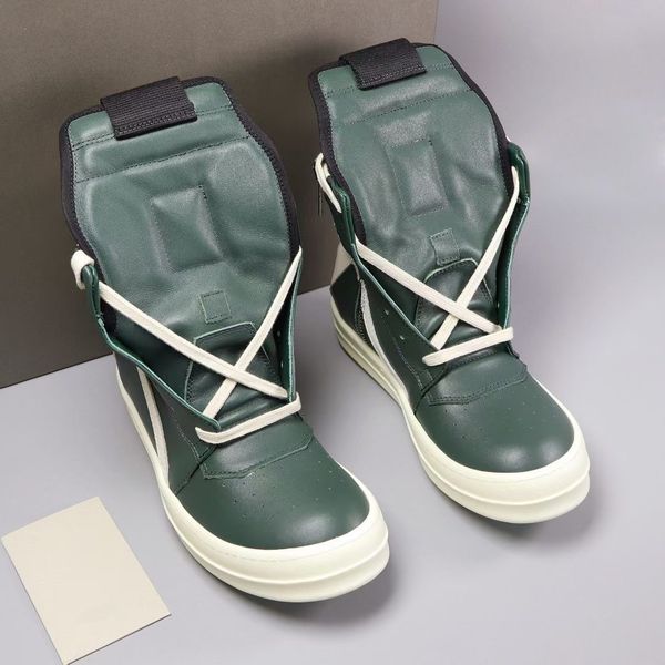

2023ss tpu fragrance sole high-geo-basket green boot hip hop trainer lace up handmade boots, Black