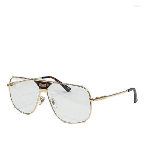 

sunglasses metal large frame flat light glasses for adults transparent sun protection dust prevention and blue251, White;black