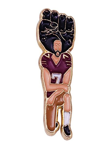 

colin kaepernick kneeling quoti039m with kapquot lapel pin09900700, Gray
