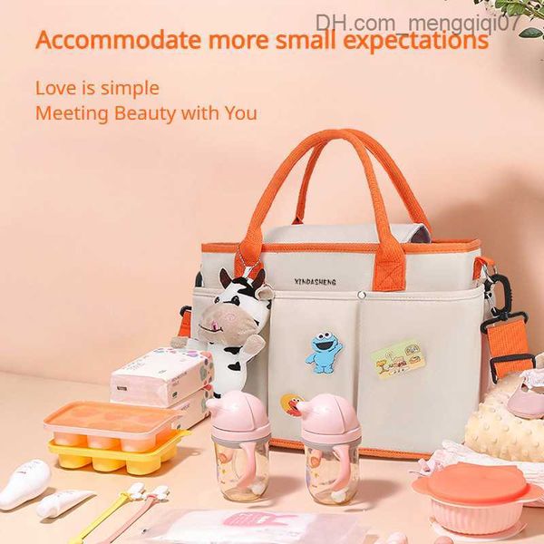 

diaper bags 2023 new handheld mom's bag shoulder cross body multifunctional mom's and baby's bag pregnant women's bag ba
