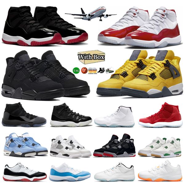 

new basketball shoes casual shoes men's sports shoes jumpman 11 4s black cat black warrior black red women's sports shoes 36-47 01