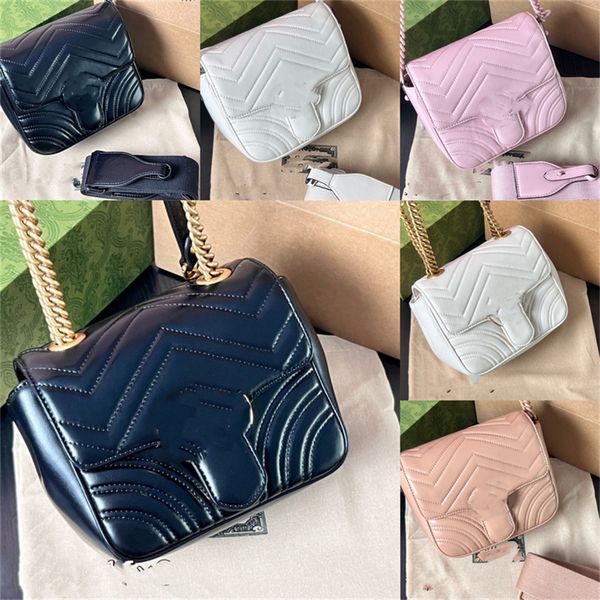 

2023 new fashion mamungpao luxurys designers bags mini leather handbags chain cosmetic messenger shopping shoulder bag totes lady wallet pur