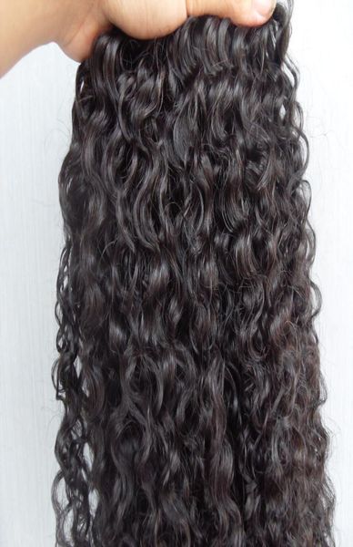 

brazilian clip in kinky curly hair weft hair extensions unprocessed curly natural black color human extensions can be dyed9275462, Black;brown
