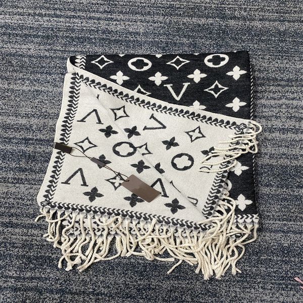 

yy2023 designer cashmere scarf women new fashion autumn/winter warm shawl scarf clothing collocation 8lfv18fgb, Blue;gray