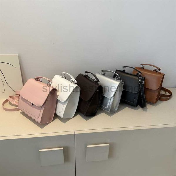 

backpack style 2023 new summer fashionable crossbody bag small design folding fashionable shoulder bag women's bag solid backpackstylis