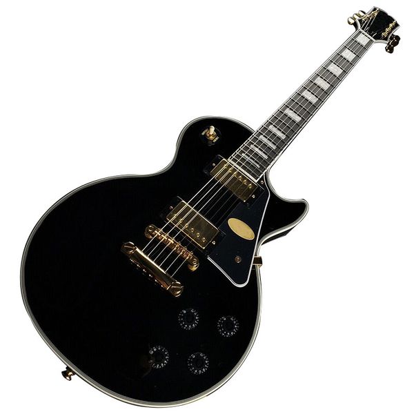 

paul custom ebony electric guitar as same of the pictures