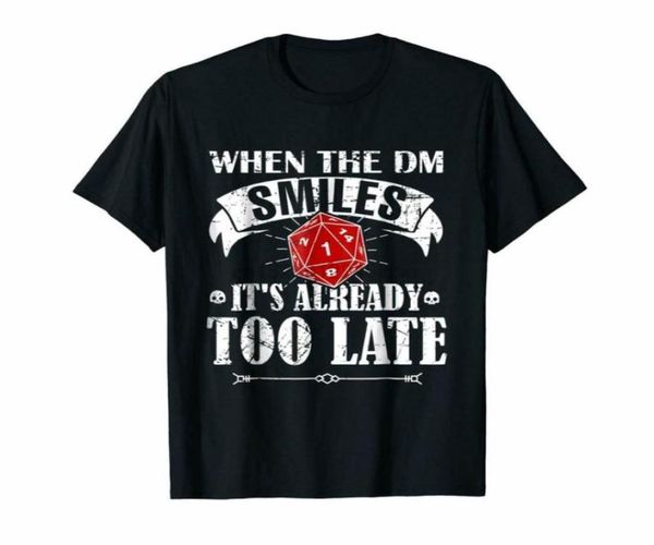 

men039s tshirts black dnd when dm game master s tablerpg shirt us mens trend 2021 breathable tee1862500, White;black