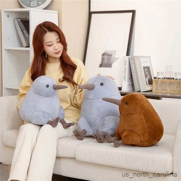 

Plush Stuffed Animals 1pc 30/40CM Lifelike Kiwi Bird Plush Toy Cute Stuffed Animal Doll Soft Cartoon Lovely Birthday Gift Home Decor R230810, Gray