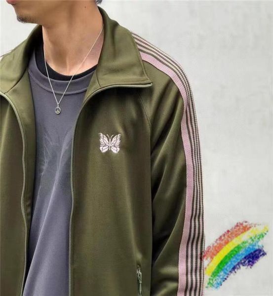 

embroidery jackets men women 1 stripes coat streetwear jackets5027121, Black;brown