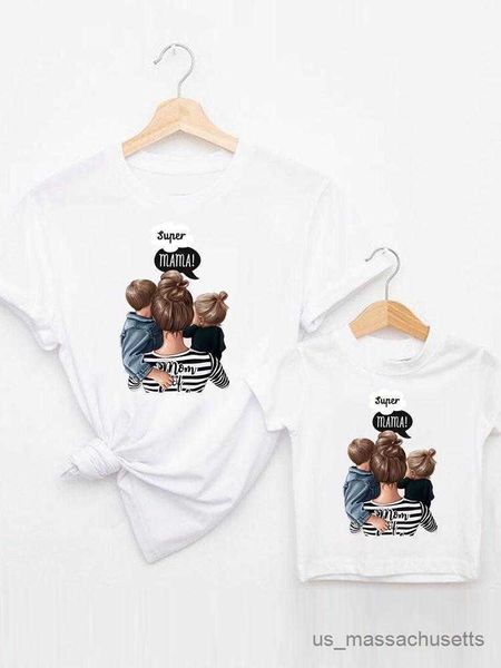 

family matching outfits women love kid child spring short sleeve clothing summer family matching outfits mom mama mother tshirt tee t-shirt, Blue