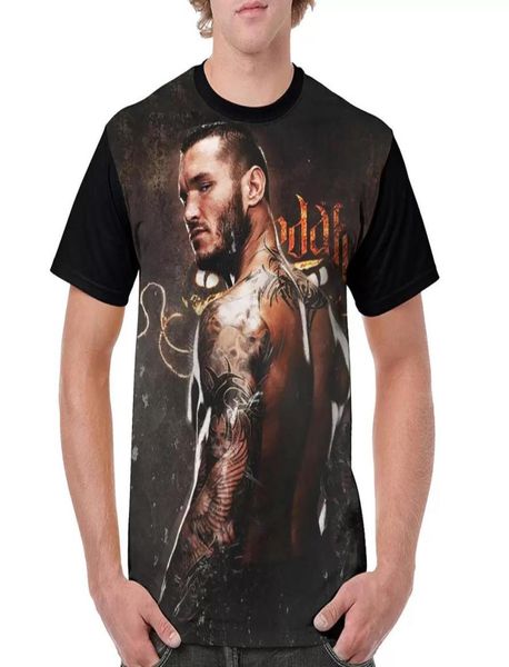 

randy orton tshirts mens tee classic design casual comfortable sweatshirts novelty clothing breathable short sleeve polyester str3562750, White;black