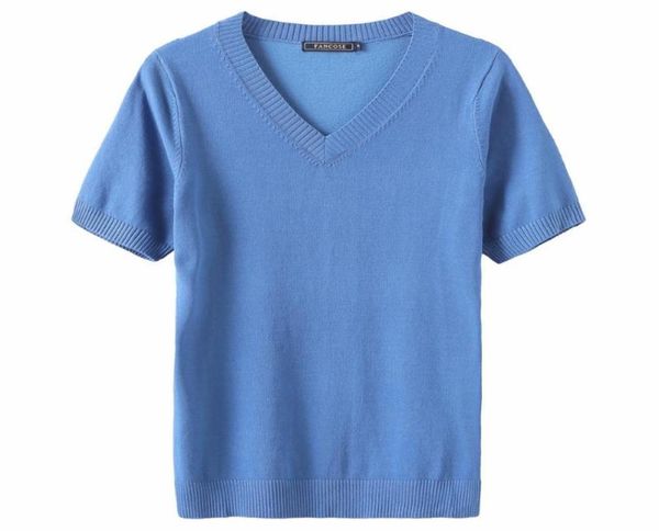 

mens new ice silk fashion casual sweaters pullovers seasons v neck short sleeve thin sweater viscose male slim bottoming shirts9311487, White;black