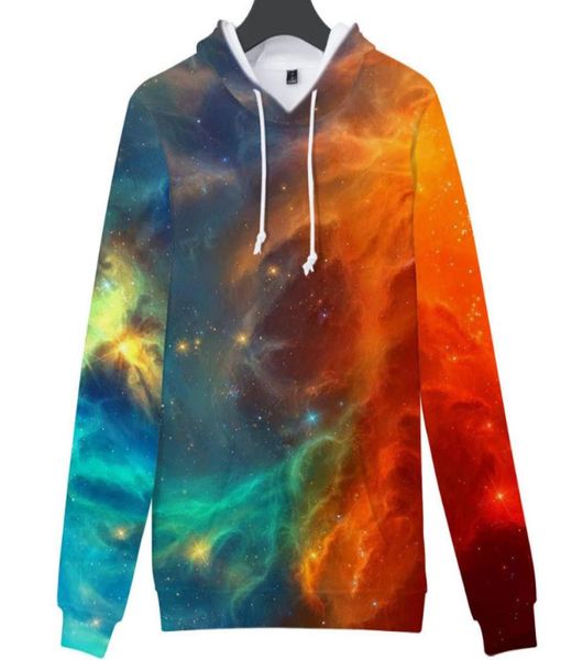 

3d printed men hoodies fashion star graphic sweatshirt aurora pattern long sleeve 2019 autumn hoody 5251253, Black