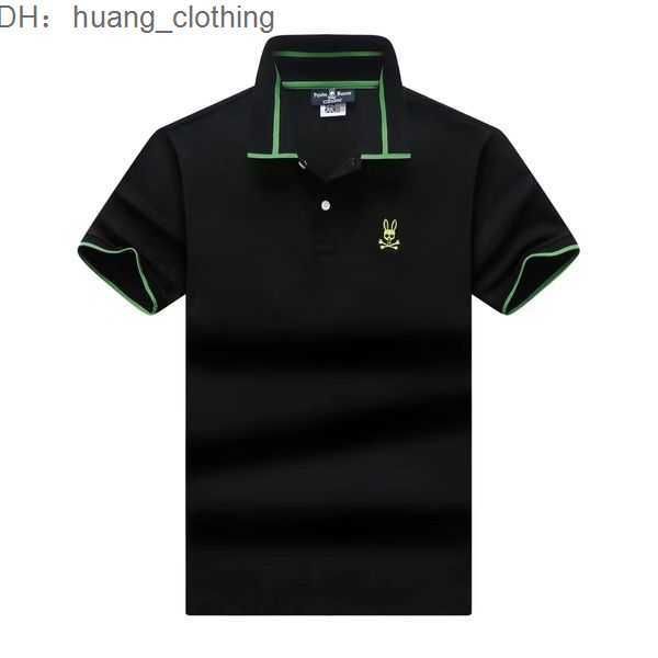 

psycho bunny t shirt polo designer mens luxury brand knitted high printed clothing sports quick drying asian size m-xxxl 2 ny27, White;black
