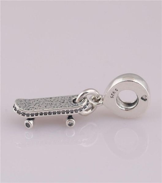

skateboard dangle charms s925 silver fits for diy style bracelet 797206cz h84772769, Bronze;silver
