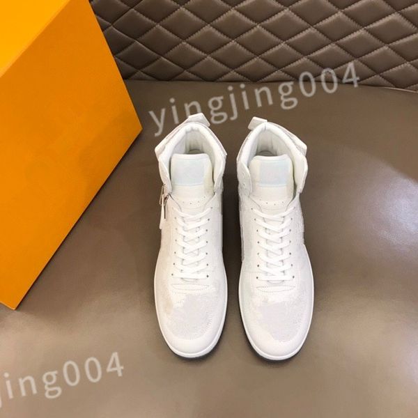 

luxury men leather sneakers leather flat trainers lace-up casual shoes outdoor runner trainers sport shoes rd0810, Black