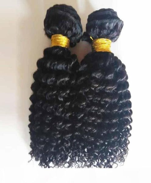 

cuticle brazilian peruvian virgin kinky curly hair 3bundles factory unprocessed malaysian indian remy hair weave dhgat1793551193021, Black