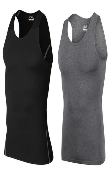 

2017 men039s compression vest running base layer short sleeve 5599808, White;black