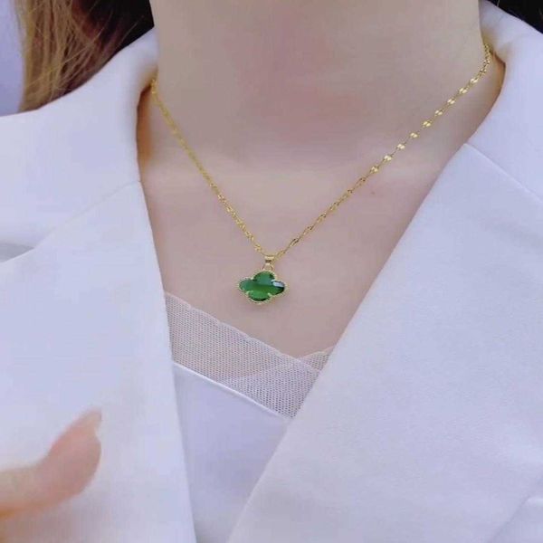 

van clover necklace designer clover necklace women ins fashion luxury simple jewelry gift, Silver