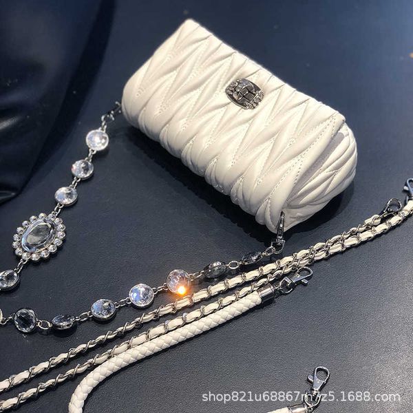 

baobao designer muimui bags for new ladies fashion ol small fragrant style women's bag muse pleated diamond chain bag single shoulder b