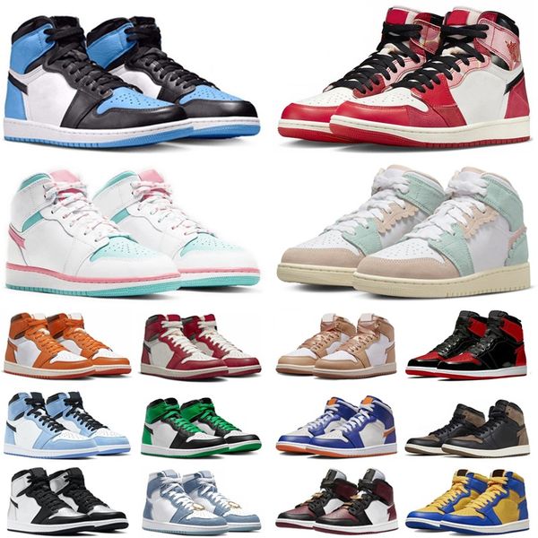

spiderverse mens basketball shoes pink oxford digital pink unc toe bred patent starfish lucky green lost found praline palomino men women tr, Black