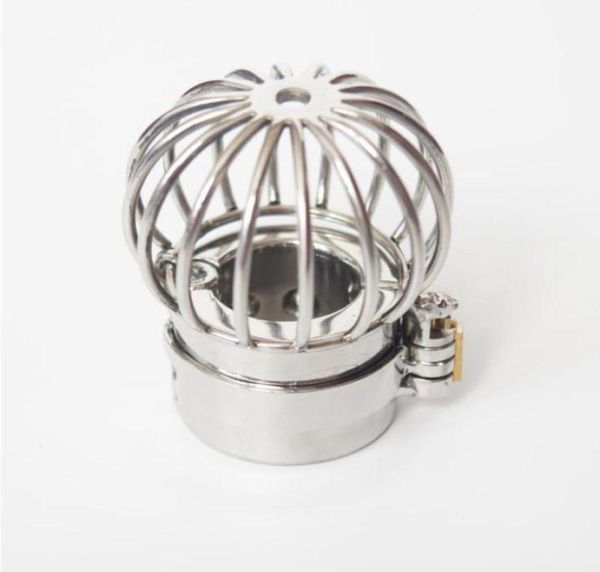 

scrotum separation fixture stainless steel chastity device scrotum restraint 495g weights device spike ball stretcher locking cock4824657, Black;brown