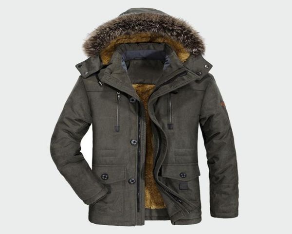 

winter coats new jacket men plus velvet thickening warm windproof jackets men039s casual hooded coat mens clothing 6xl ml0369790987, Tan;black