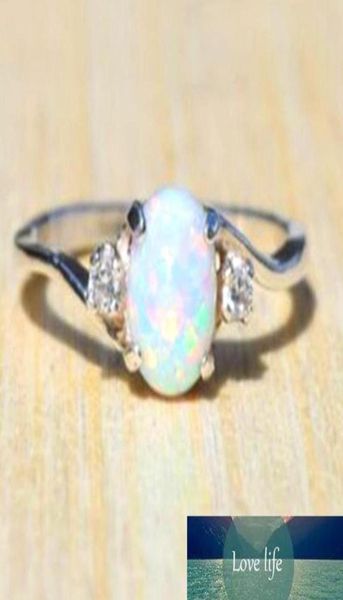 

fashion design white fire opal ring jewelry women silver color zircon rings factory expert quality latest style original sta7654469224415, Golden;silver
