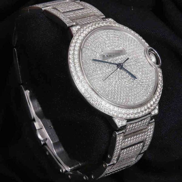 

luxury watches for mens mechanical watch custom diamond-set watch with moissanite diamonds swiss brand geneva wristatches 0cik