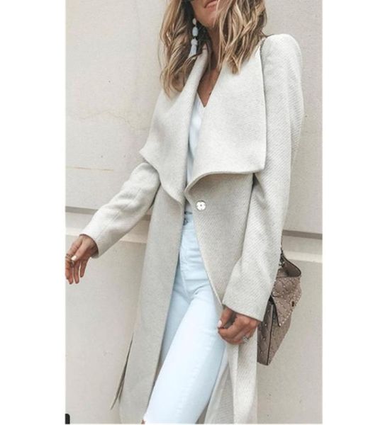 

long sleeve woolen coat for women in autumn and winter of 202176123379830299, Black