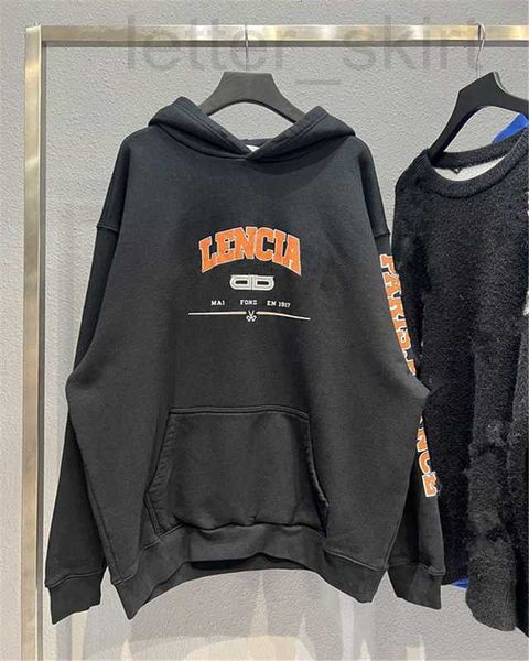 

women's hoodies & sweatshirts designer high version 21fw new 1917 front bb scissors printed couple paris hoodie 1x3c, Black