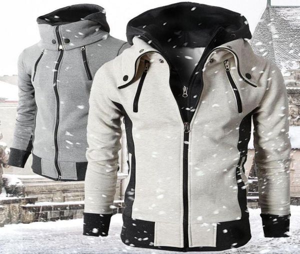 

men jackets autumn winter men039s trench coat casual thicken warm hooded jacket male windbreaker outerwear2714564, Black;brown