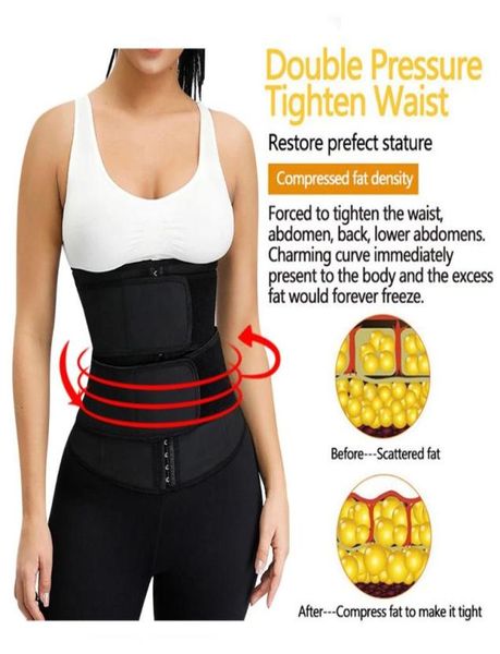 

women waist trainer latex cincher girdles shapewear slimming belt body shaper fitness corset sheath plus size waist slim belt4407382, White;black