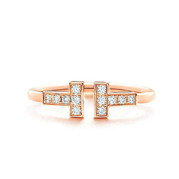 

eller new korean female studentiffay simple opening index finger fashion cool double t ring for ni, Silver