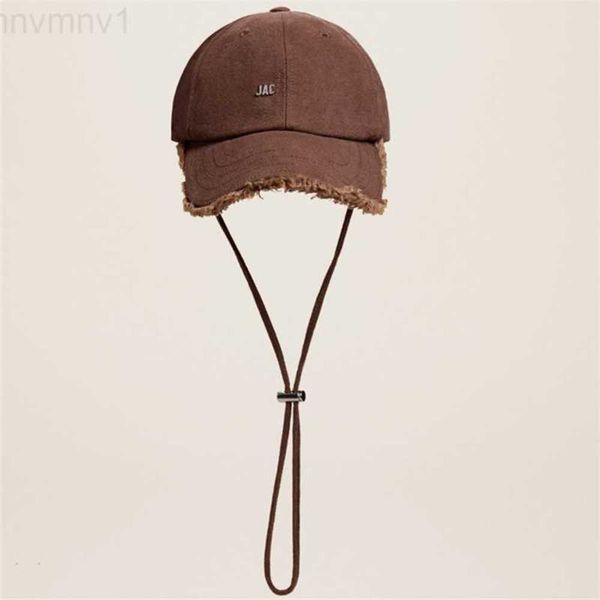

jacquemly jacq buckle caps drawstring hat jacquemu caps letters for artichaut ball jacquemes ball baseball la fitted hat womens casquette me, Blue;gray