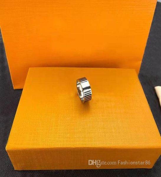 

designer rings for women fashion men039s ring street hip hop casual couple classic original design couple gift box7554062, Silver
