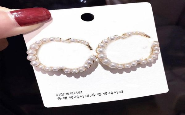 

fashion pearl alphabet earrings ladies letters earrings women vintage studs earrings jewelry accessories party anniversary gift2013176, Golden