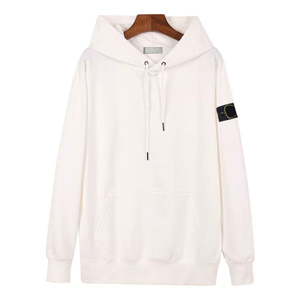 

2023 fashion hoodie design luxury brand men's long-sleeved autumn and winter women's casual warm coat simple couple stone coat, Black