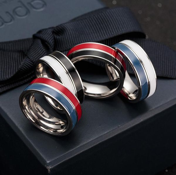 

two color stitching rotating rings stainless steel jewelry accessories finger ring for women men couple lover gift size 7112047648, Golden;silver