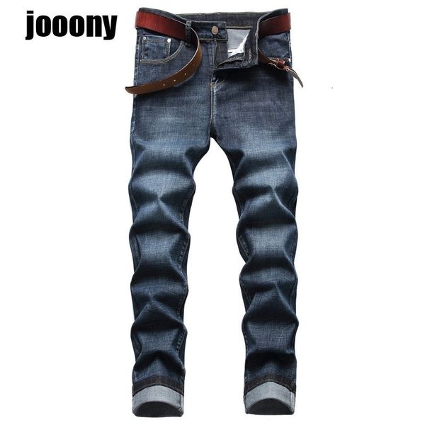 

mens jeans fashion straight regular stretch denim trousers streetwear for men spring autumn classic elastic business 230809, Blue