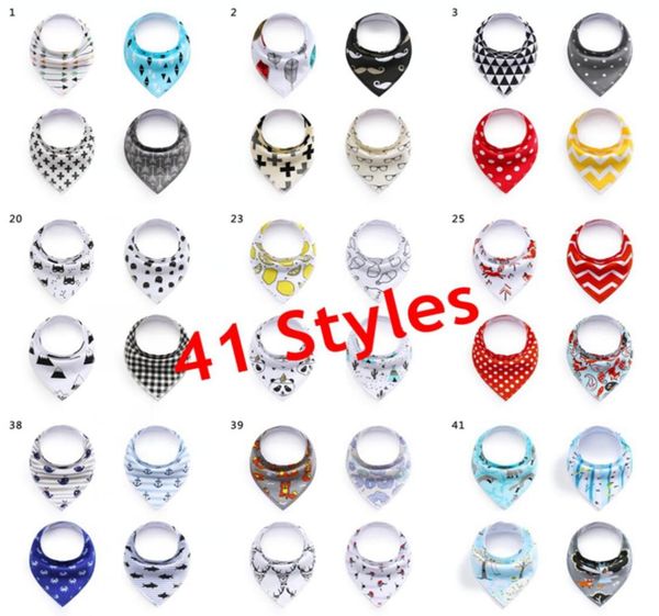

baby ins fox bibs burp cloths 41 designs 4pcsset bandana infant saliva cloth triangle bibs newborn cartoon baby bibs burp cloths 6667803