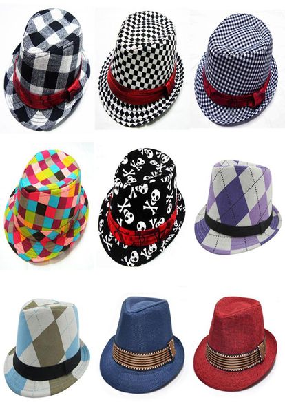 

kids jazz caps 21 design fedora trilby hat fashion casual hats baby boy girls children039s caps kids accessories hats2769863, Yellow