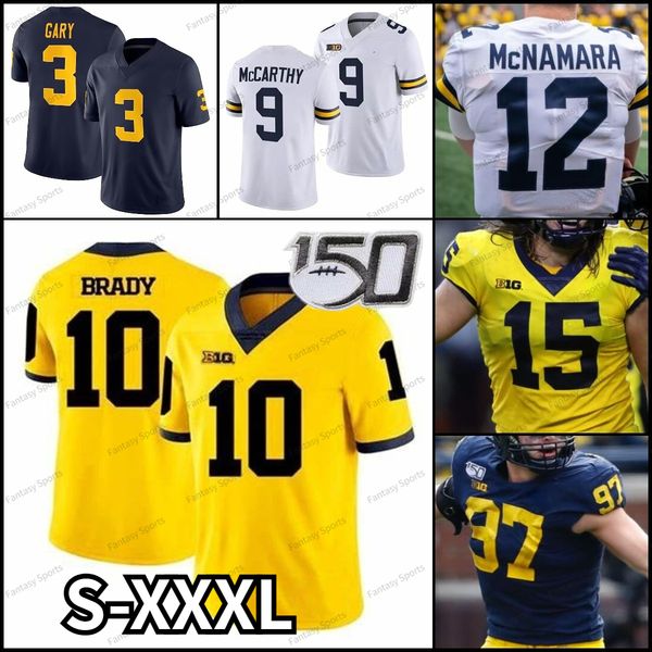 

michigan wolverines college aidan hutchinson football jersey tom brady woodson patterson cade mcnamara blake corum mccarthy edwards schoonma, Black;red