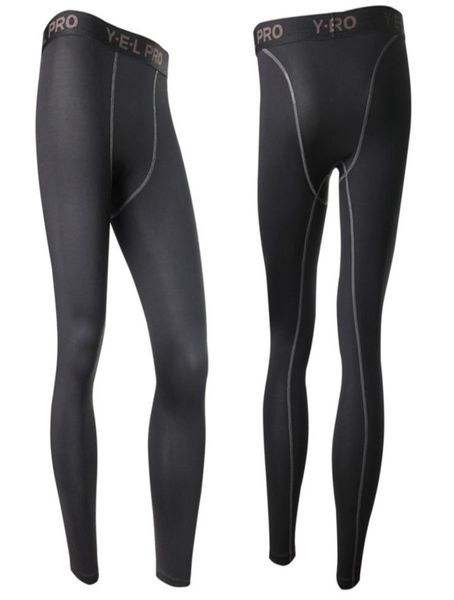 

wholenew men039s compression base layer pants long tight under skin sportswear gear bottom4559227, Black